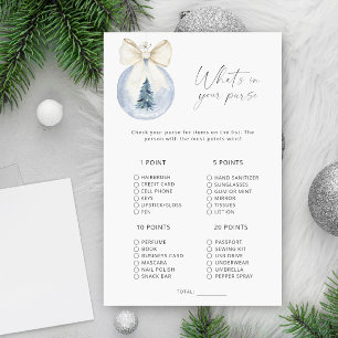 Winter what's in your purse game