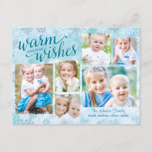 Winter Whimsy Collage Holiday Photo Card