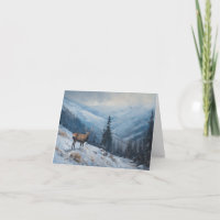 Winter Whispers: Majestic Deer