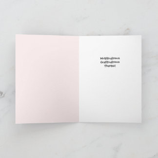 Winter White Floral – Thanks So Much Greeting Card