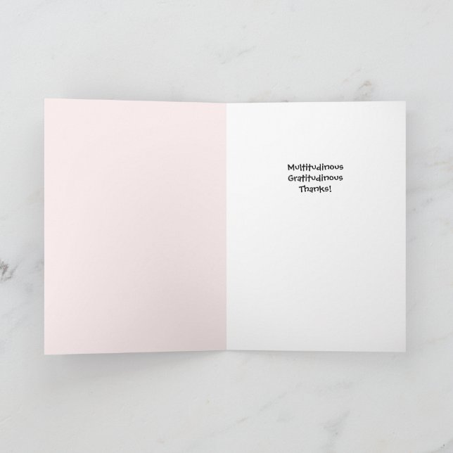 Winter White Floral – Thanks So Much Greeting Card (Inside)