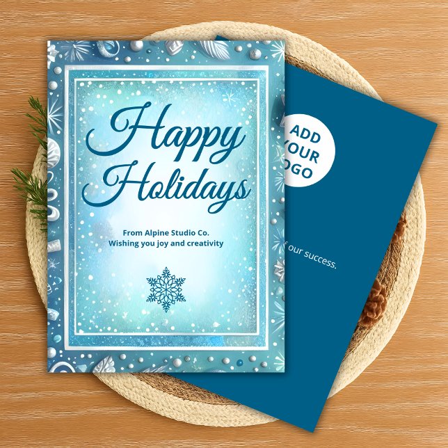  Winter White Holiday Card | Business Greeting (Creator Uploaded)