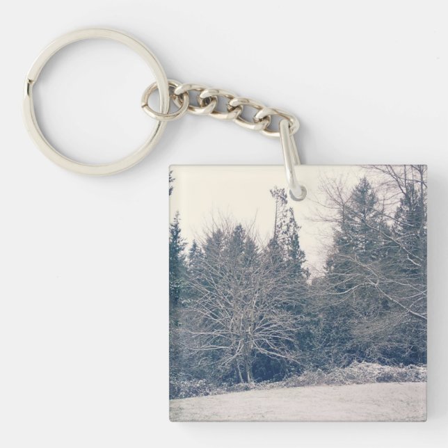 Winter White Key Ring (Front)