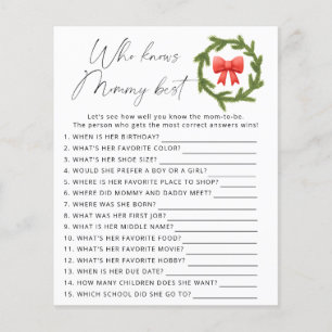 Winter Who knows mummy best