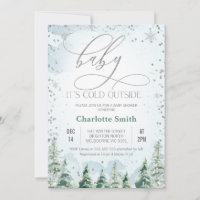 Winter Wilderness Baby Boy Baby Shower