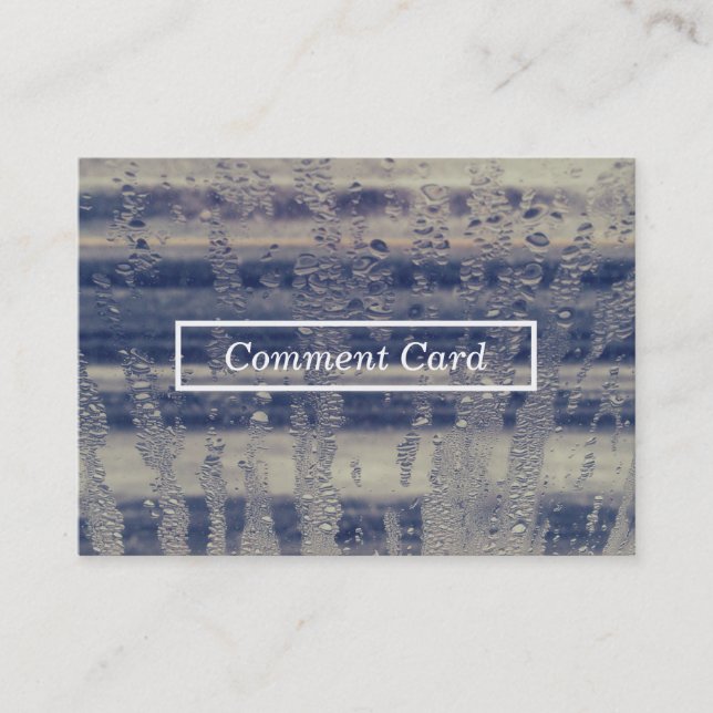 winter window comment card (Front)