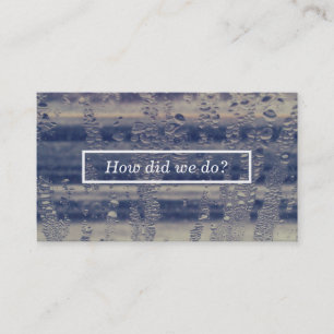 winter window comment card