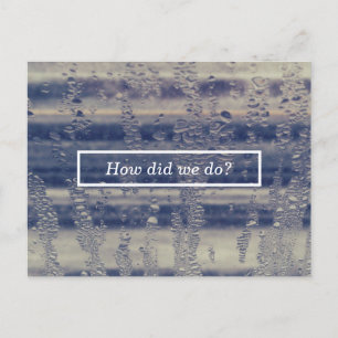 winter window comment card