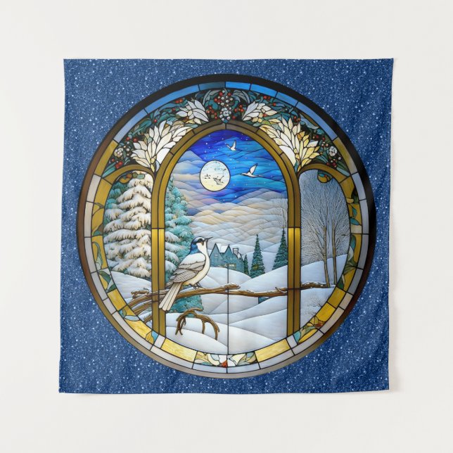 Winter Window Tapestry (Front)