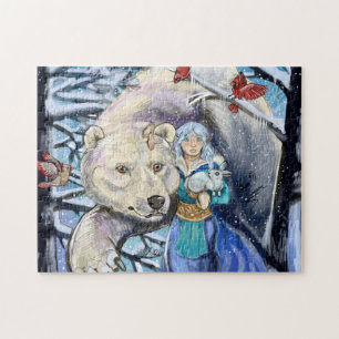 Winter Winds Polarbear Jigsaw Puzzle
