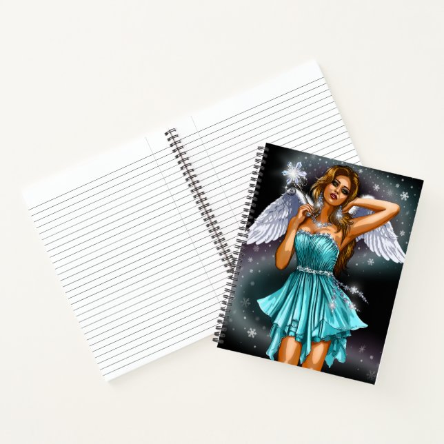 Winter Winged Fairy Notebook (Inside)