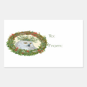 Winter Wisdom to/from holiday stickers