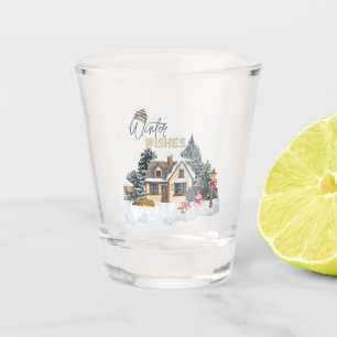 Winter Wishes Shot Glass