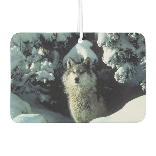 Winter Wolf Car Air Freshener (Front)