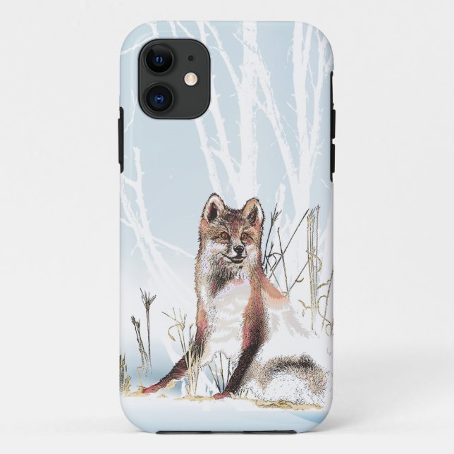 Winter Wolf Case-Mate iPhone Case (Back)