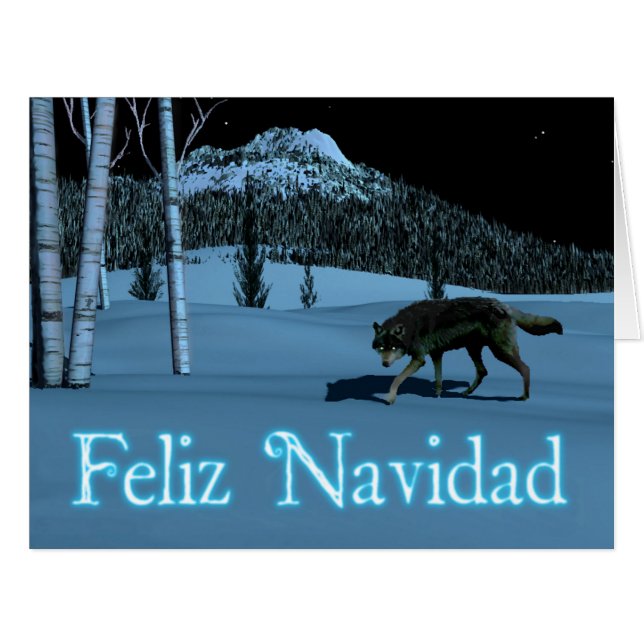 Winter Wolf - Feliz Navidad (Front Horizontal)
