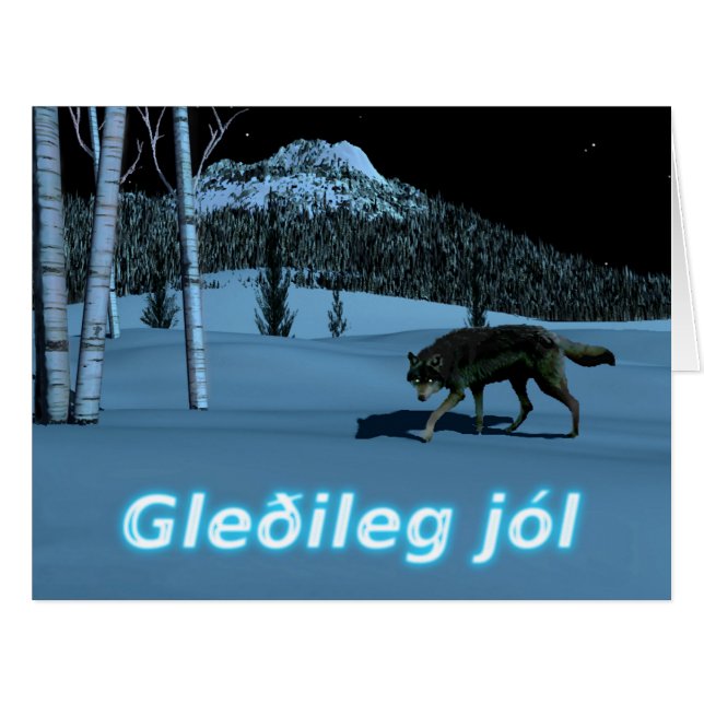 Winter Wolf - Gleðileg Jól (Front Horizontal)