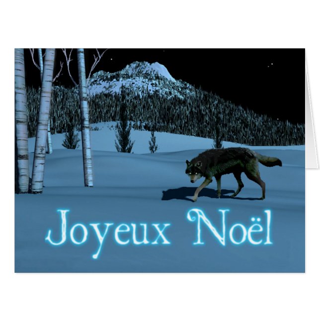 Winter Wolf - Joyeux Noёl (Front Horizontal)