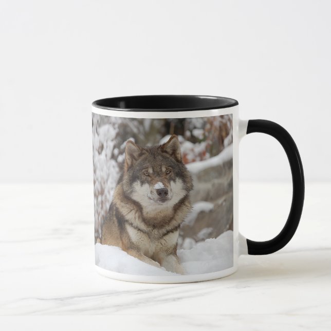 Winter Wolf Mug (Right)