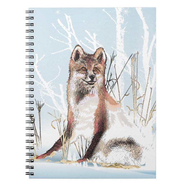 Winter Wolf Notebook (Front)