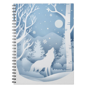 Winter Wolf Notebook