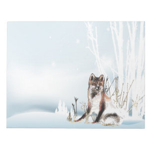 Winter Wolf Notepad