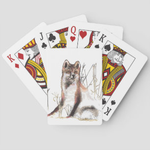 Winter Wolf Playing Cards