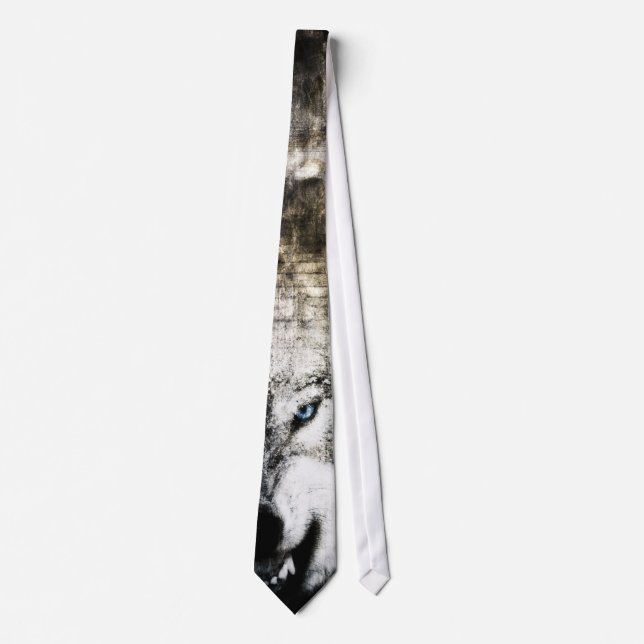 Winter Wolf Spirit Tie (Front)