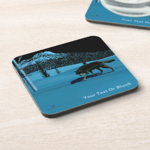 Winter Wolf - Tapetum Lucidum Coaster