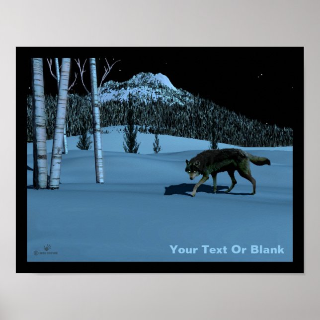 Winter Wolf - Tapetum Lucidum Poster (Front)