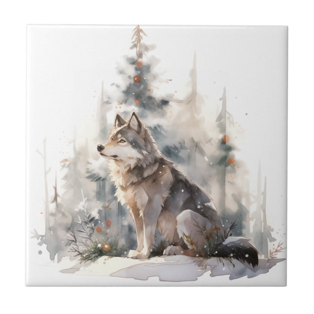 Winter Wolf Tile (Front)