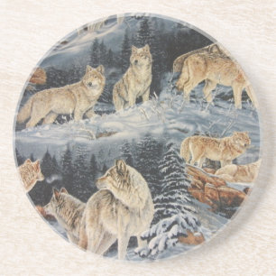 Winter Wolves Coaster