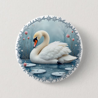 Winter Wonder 6 Cm Round Badge
