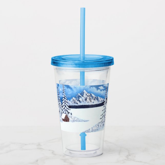 Winter Wonder Acrylic Tumbler (Front)