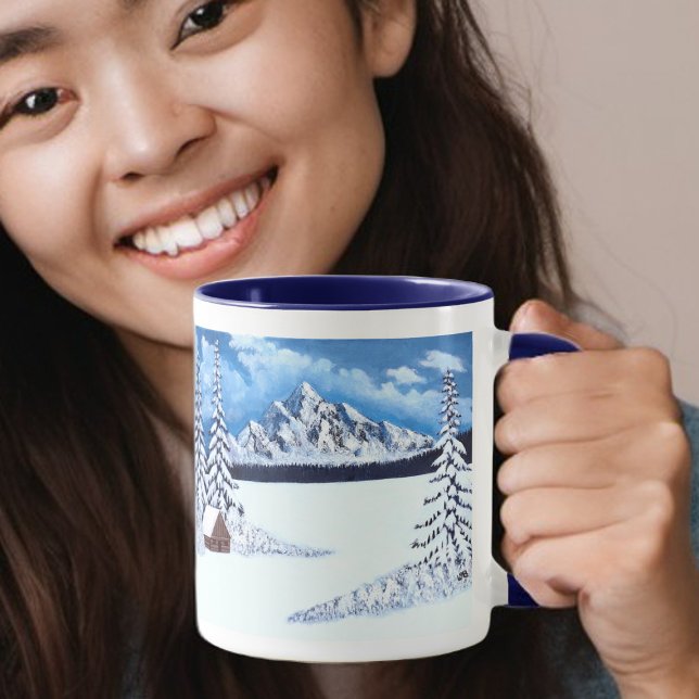 Winter Wonder Blue Combo Mug (Creator Uploaded)