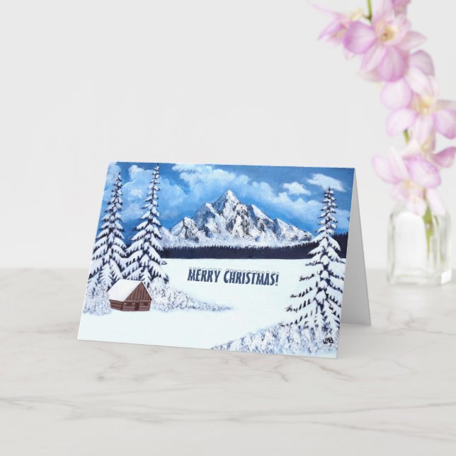 Winter Wonder Christmas Card (Orchid)