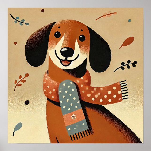 Winter Wonder Pup Poster (Front)