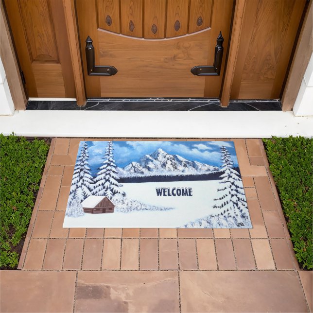 Winter Wonder Scene Doormat (Outdoor)