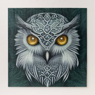 Winter Wonder Snow Owl Beauty Jigsaw Puzzle