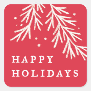 Winter Wonder Square Sticker