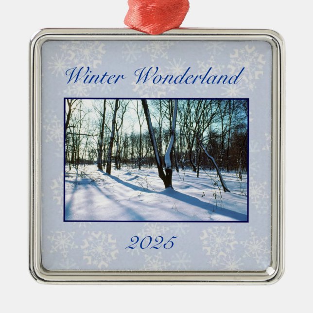 'Winter Wonderland' 2025 Ornament (Front)
