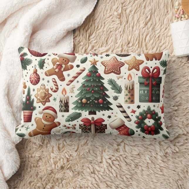 Winter Wonderland Animal Christmas Pillow (Blanket)