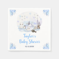 Winter Wonderland Arctic Animals Baby Shower