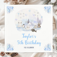 Winter Wonderland Arctic Animals Birthday