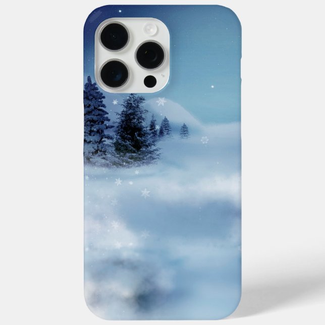 Winter Wonderland at Night Case-Mate iPhone Case (Back)