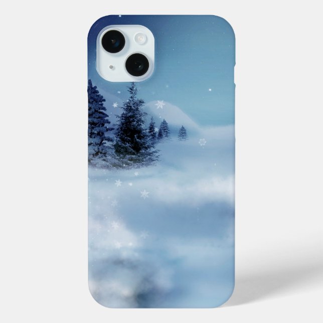 Winter Wonderland at Night Case-Mate iPhone Case (Back)