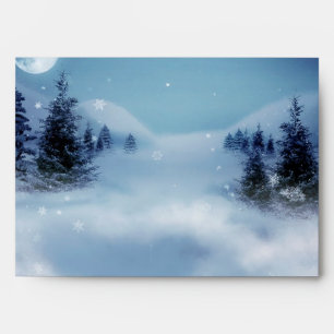 Winter Wonderland at Night Envelope
