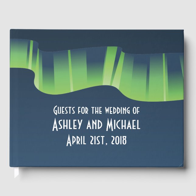 Winter Wonderland Auroras Guest Book (Front)