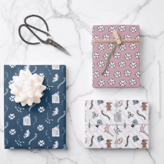 Winter Wonderland B&G Wrapping Paper Sheet