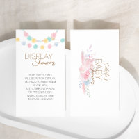Winter Wonderland Baby Shower Display Shower